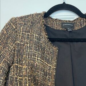 Club Monaco Tweed Brown Blazer
